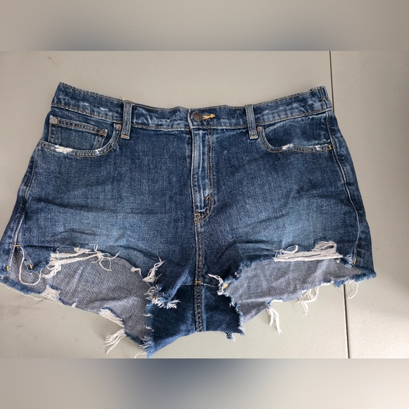 aerie Pants - Aerie Distressed Denim Shorts